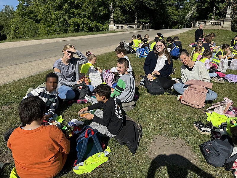 Fr&uuml;hst&uuml;ck im Park