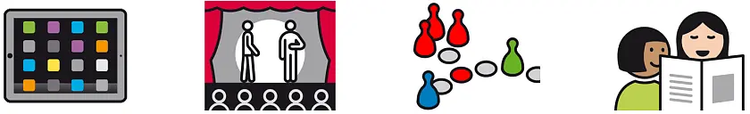 Symbolische Darstellung der zentralen Projektinhalte