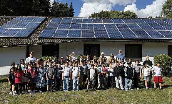 Gruppenfoto der Teilnehmer:innen der Klassenfahrt