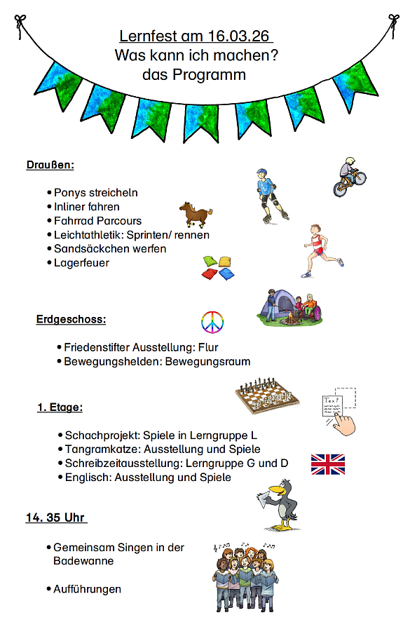 Programm vom Lernfest im März 2026