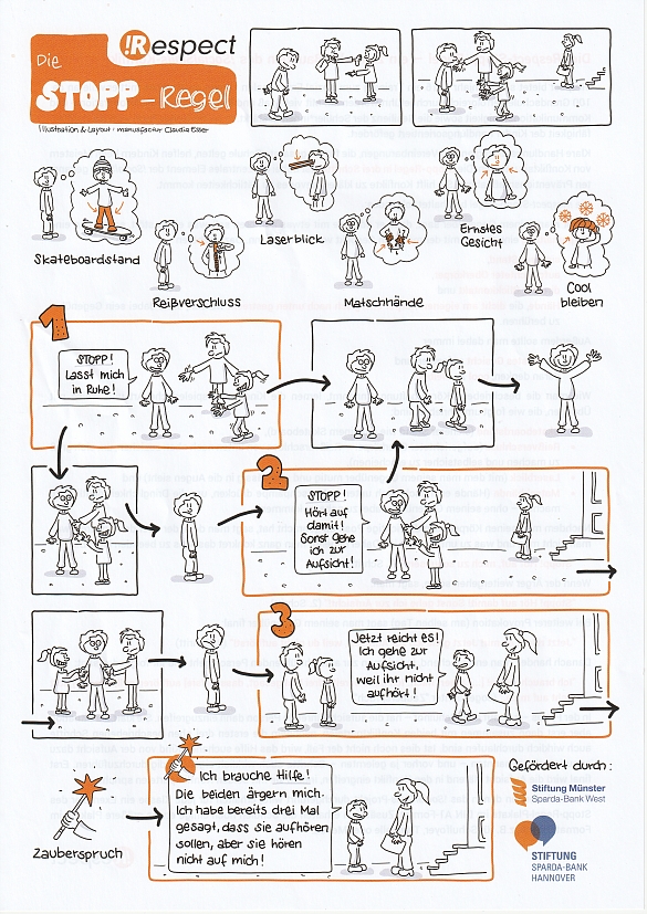 Flyer vom Respect-Programm