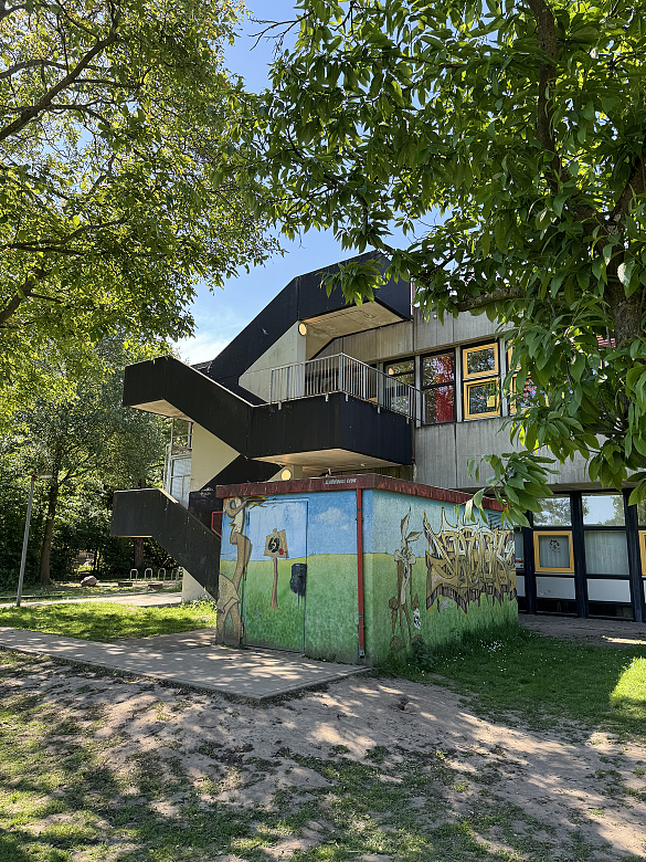 Der Pausenausleihe-Container