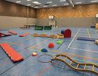 Bewegungslandschaft in der Turnhalle