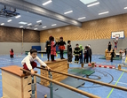 Die Bewegungslandschaft in der Turnhalle