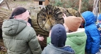 Schüler:innen beim Gartenprojekt