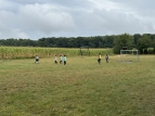 Der Fußballplatz
