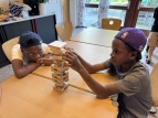 Wir spielen Jenga