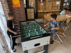 Wir spielen Kicker!