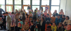 Die Body-Percussion startet