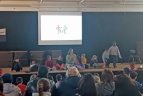 Kinder vom Tanzprojekt auf der Bühne