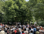 Gemeinsames Singen für die Verabschiedung